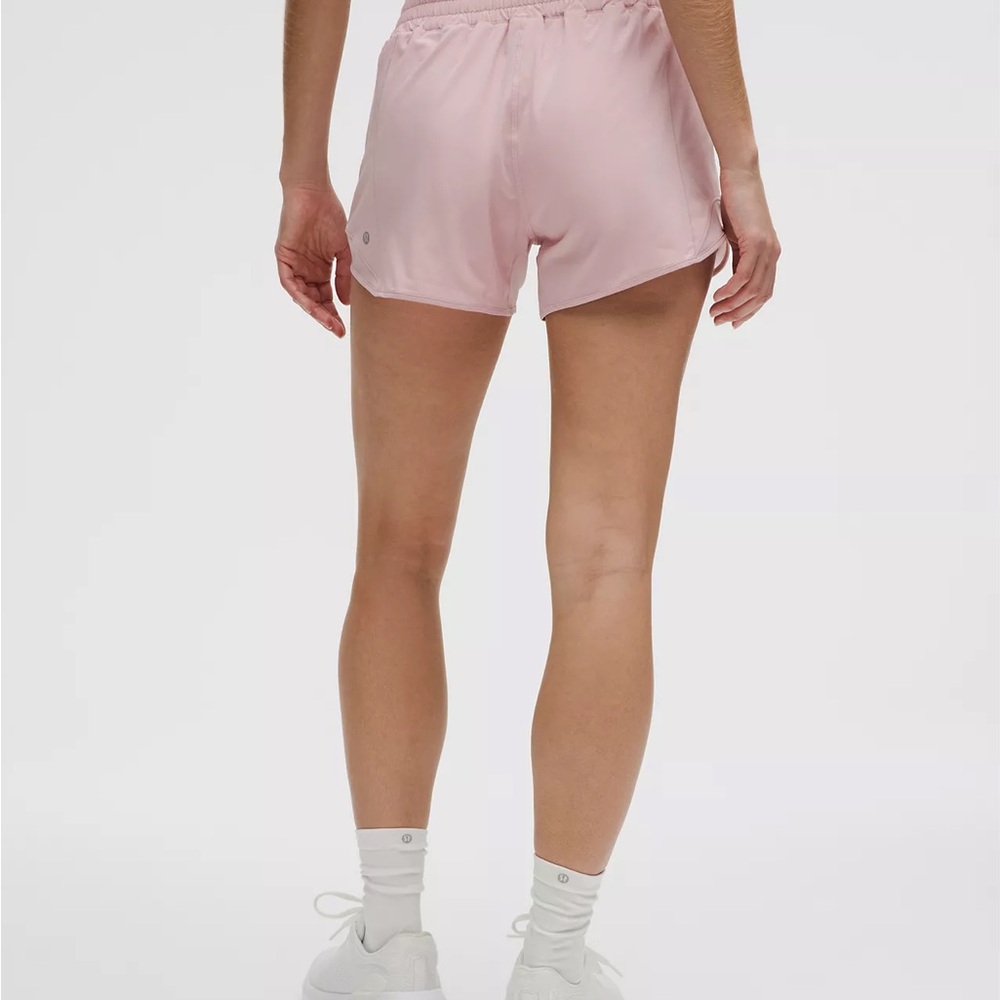 NWT LULULEMON - Pink Haze Hotty Hot HR Lined Short 4" - $68 - Size 12 - Picture 7 of 11